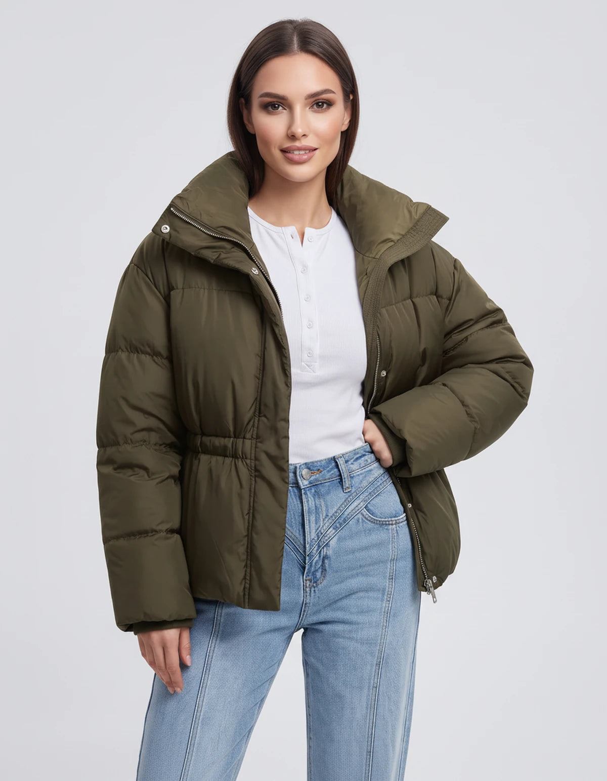 Cariselle Jackets — Green | SKU: RB-a38ec8-green-XS,RB-a38ec8-green-S,RB-a38ec8-green-M,RB-a38ec8-green-L