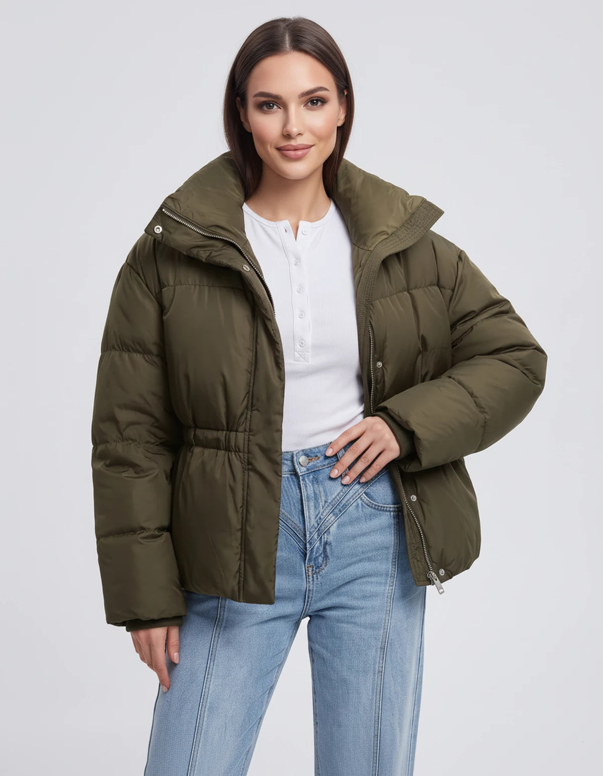 Cariselle Jackets — Green | SKU: RB-a38ec8-green-XS,RB-a38ec8-green-S,RB-a38ec8-green-M,RB-a38ec8-green-L