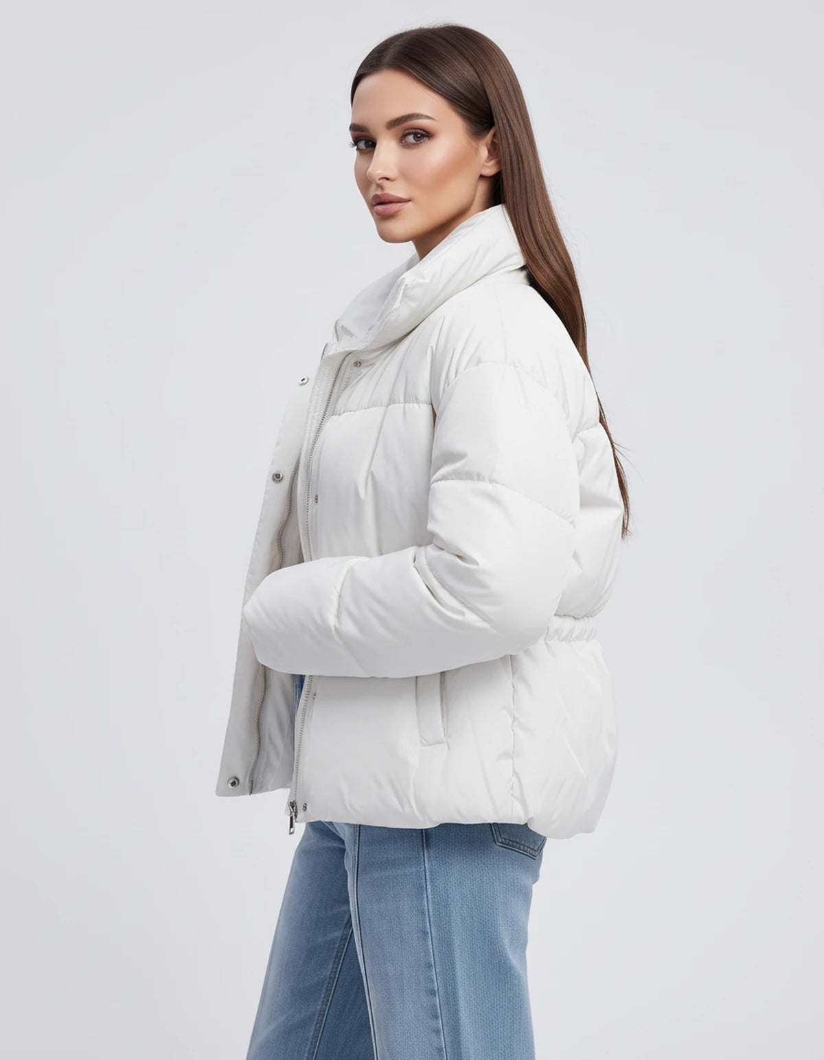 Cariselle Jackets — White | SKU: RB-a38ec8-white-XS,RB-a38ec8-white-S,RB-a38ec8-white-M,RB-a38ec8-white-L