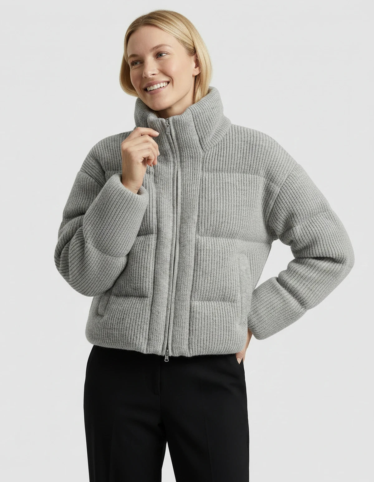 Cassia Jackets — Gray | SKU: RB-1d7ff5-gray-XS,RB-1d7ff5-gray-S,RB-1d7ff5-gray-M