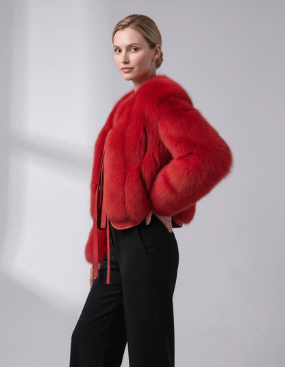 Castellane Jackets — Red | SKU: RB-2f9672-red-XS,RB-2f9672-red-S,RB-2f9672-red-M,RB-2f9672-red-L,RB-2f9672-red-XL