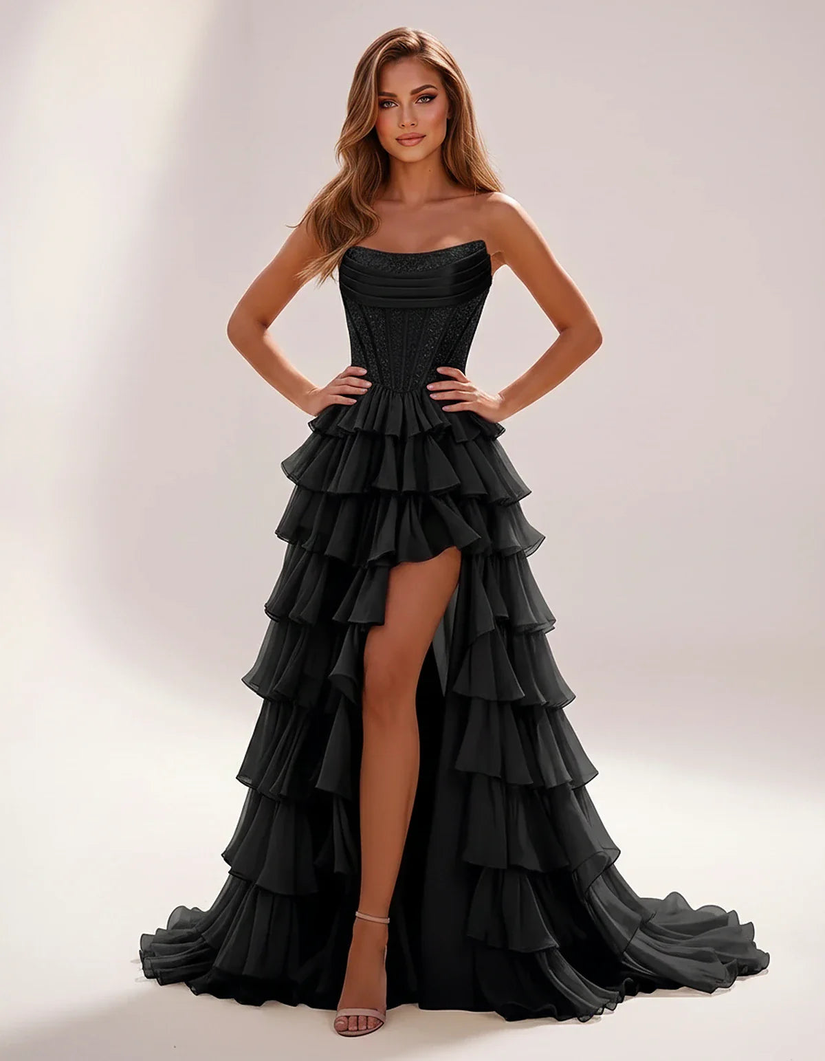 Black,sky Blue,light Blue,blue,yellow,lilac,navy,burgundy,wine,pink,red,white,coral,brown,orange,purple Satin Mermaid V-Neck | SKU: CMD-583920174628451-BLACK-L,CMD-583920174628451-BLACK-M,CMD-583920174628451-BLACK-S,CMD-583920174628451-BLACK-XL,CMD-583920174628451-BLACK-XS