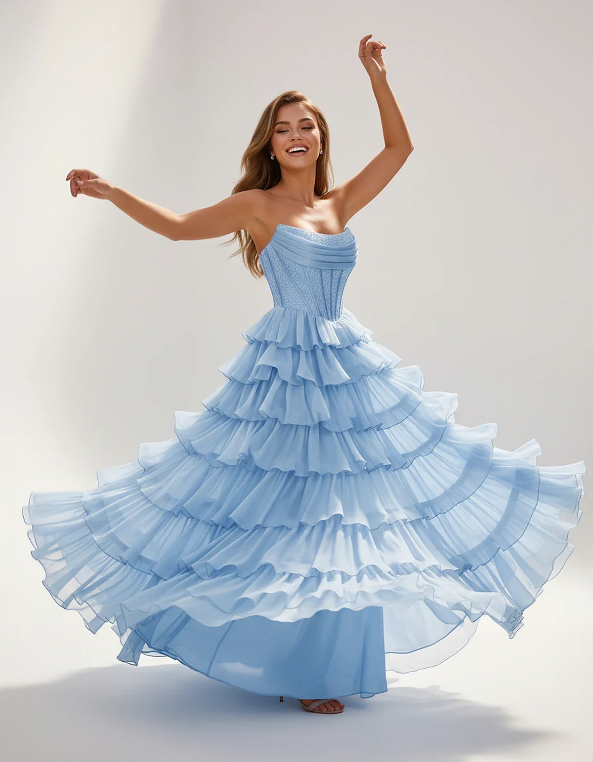 Black,sky Blue,light Blue,blue,yellow,lilac,navy,burgundy,wine,pink,red,white,coral,brown,orange,purple Satin Mermaid V-Neck | SKU: CMD-583920174628451-LIGHTBLUE-L,CMD-583920174628451-LIGHTBLUE-M,CMD-583920174628451-LIGHTBLUE-S,CMD-583920174628451-LIGHTBLUE-XL,CMD-583920174628451-LIGHTBLUE-XS