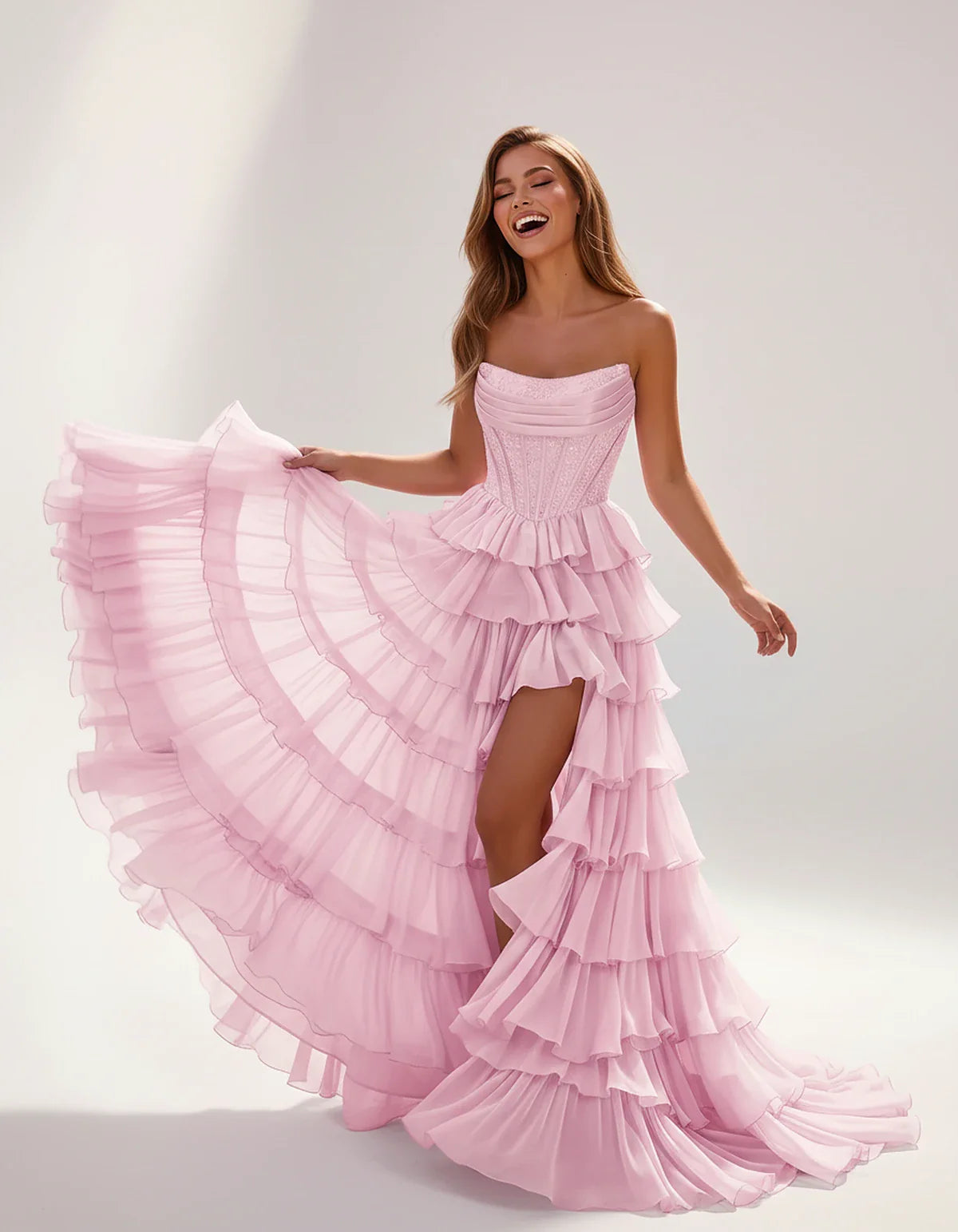 Black,sky Blue,light Blue,blue,yellow,lilac,navy,burgundy,wine,pink,red,white,coral,brown,orange,purple Satin Mermaid V-Neck | SKU: CMD-583920174628451-PINK-L,CMD-583920174628451-PINK-M,CMD-583920174628451-PINK-S,CMD-583920174628451-PINK-XL,CMD-583920174628451-PINK-XS