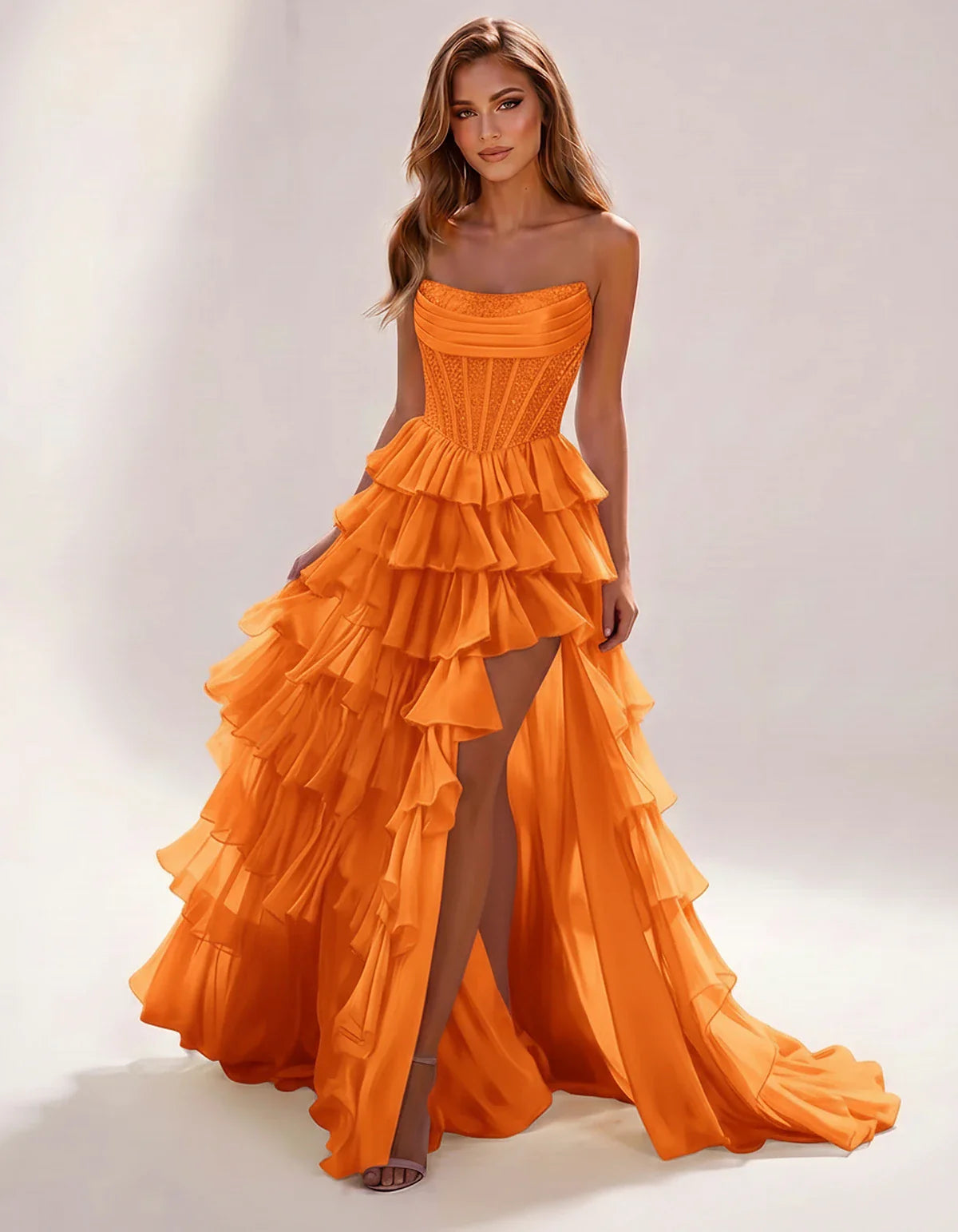 Black,sky Blue,light Blue,blue,yellow,lilac,navy,burgundy,wine,pink,red,white,coral,brown,orange,purple Satin Mermaid V-Neck 