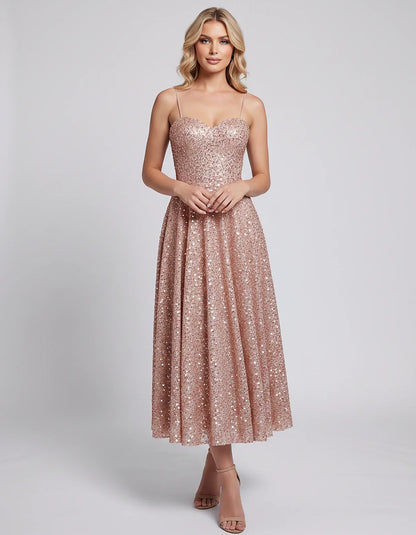 Sequin Spaghetti Strap Sweetheart A-Line Midi Dress with Pockets for Party, Cocktail, Evening, Wedding Guest, Graduation & Su | SKU: CLD-739582046193857-DUSTYROSE-L,CLD-739582046193857-DUSTYROSE-M,CLD-739582046193857-DUSTYROSE-S,CLD-739582046193857-DUSTYROSE-XL,CLD-739582046193857-DUSTYROSE-XS