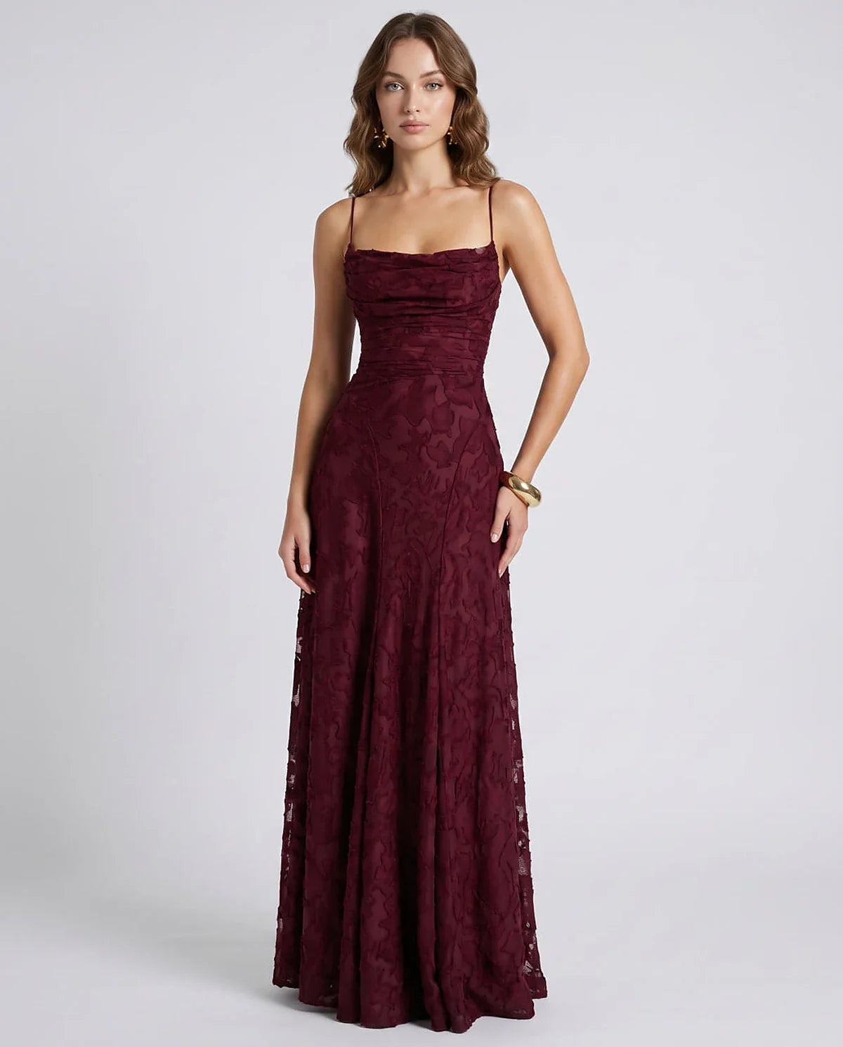 Burgundy,white,pink,black,red,olive,light Blue,yellow,lilack,ten,navy,green,brown,orange,turquoise,hot Pink Satin Mermaid V-N