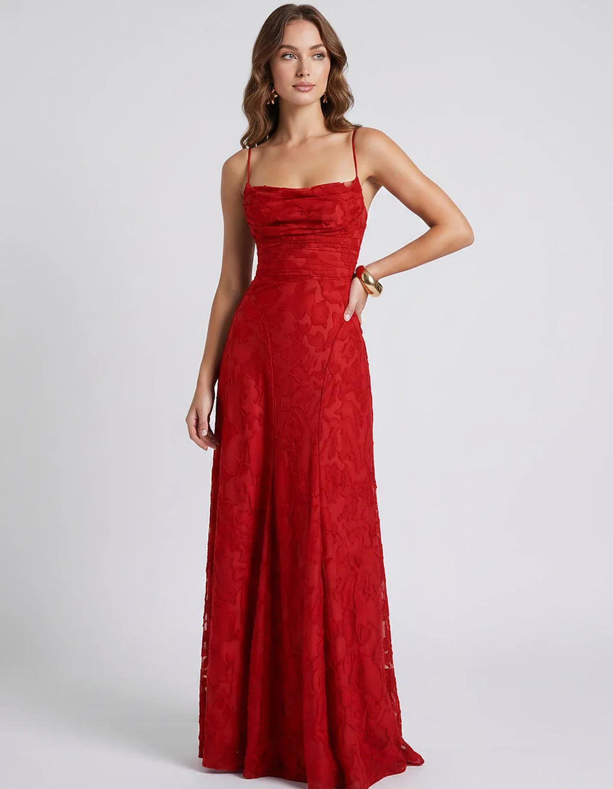 Burgundy,white,pink,black,red,olive,light Blue,yellow,lilack,ten,navy,green,brown,orange,turquoise,hot Pink Satin Mermaid V-N | SKU: CM-582741936420157-RED-L,CM-582741936420157-RED-M,CM-582741936420157-RED-S,CM-582741936420157-RED-XL,CM-582741936420157-RED-XS