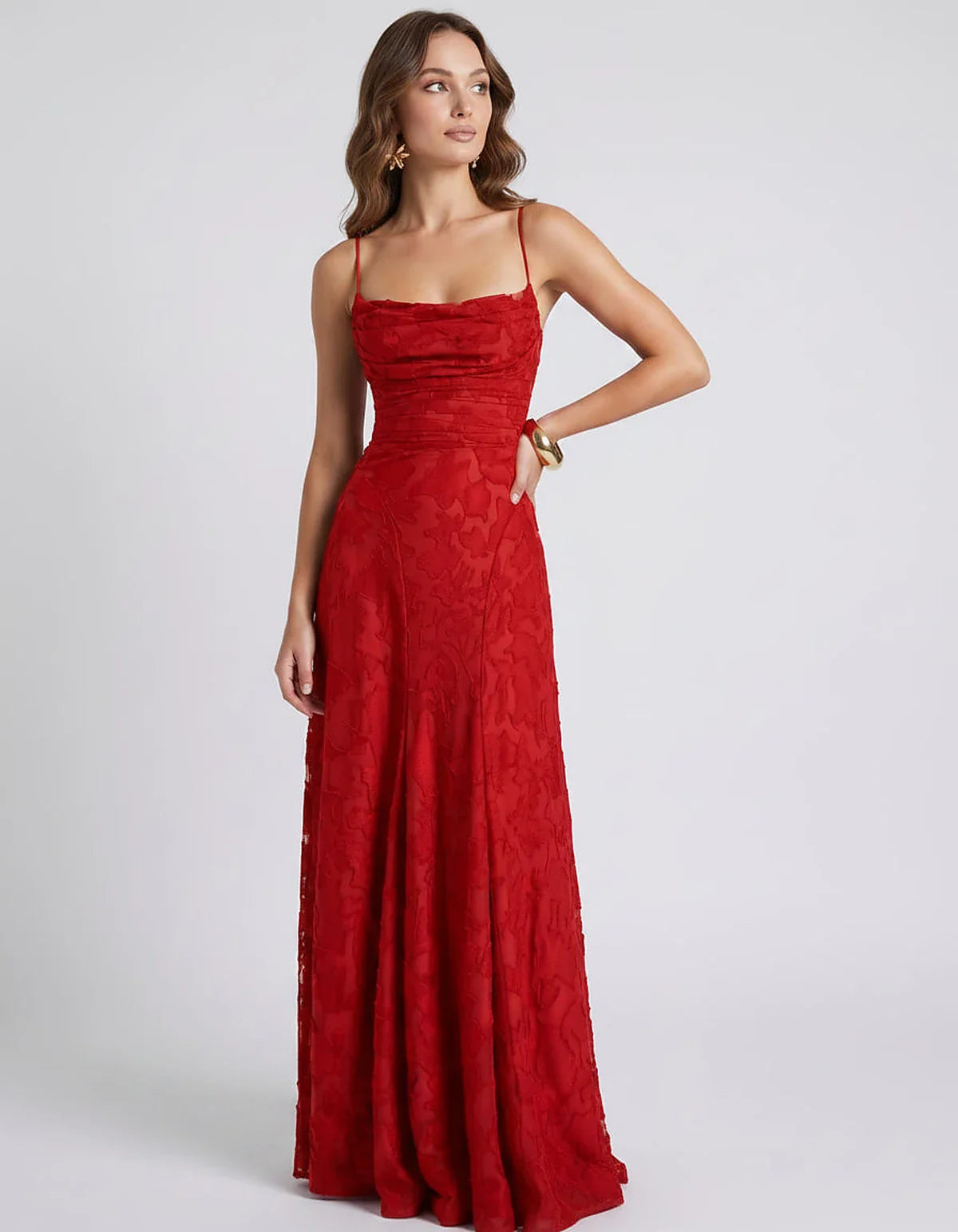 Burgundy,white,pink,black,red,olive,light Blue,yellow,lilack,ten,navy,green,brown,orange,turquoise,hot Pink Satin Mermaid V-N | SKU: CM-582741936420157-RED-L,CM-582741936420157-RED-M,CM-582741936420157-RED-S,CM-582741936420157-RED-XL,CM-582741936420157-RED-XS