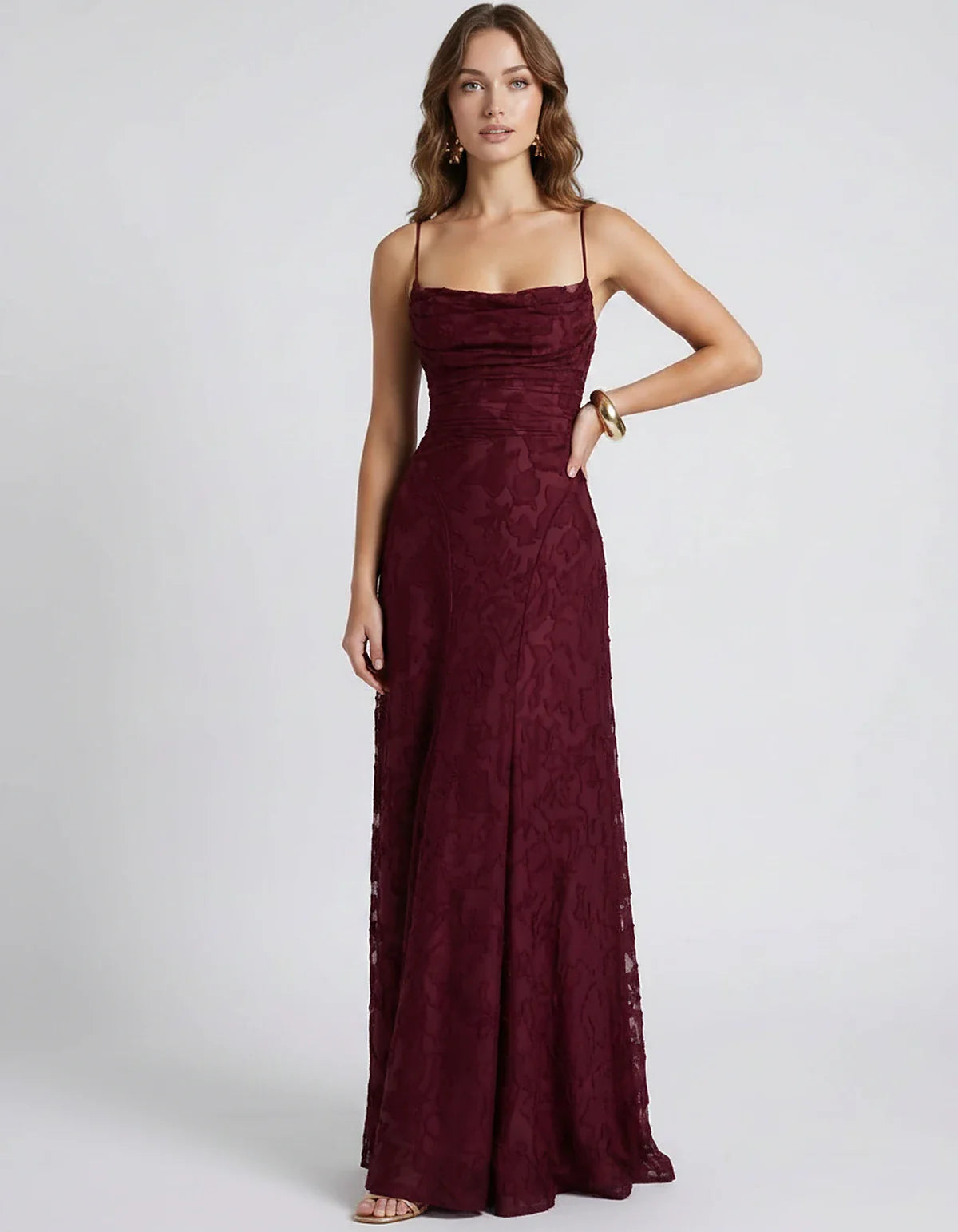 Burgundy,white,pink,black,red,olive,light Blue,yellow,lilack,ten,navy,green,brown,orange,turquoise,hot Pink Satin Mermaid V-N | SKU: CM-582741936420157-BURGUNDY-L,CM-582741936420157-BURGUNDY-M,CM-582741936420157-BURGUNDY-S,CM-582741936420157-BURGUNDY-XL,CM-582741936420157-BURGUNDY-XS