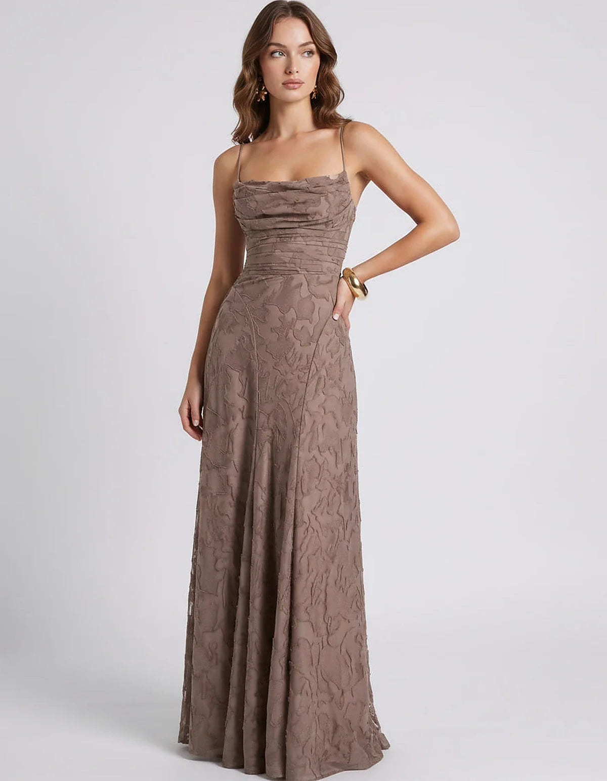 Burgundy,white,pink,black,red,olive,light Blue,yellow,lilack,ten,navy,green,brown,orange,turquoise,hot Pink Satin Mermaid V-N | SKU: CM-582741936420157-TAN-L,CM-582741936420157-TAN-M,CM-582741936420157-TAN-S,CM-582741936420157-TAN-XL,CM-582741936420157-TAN-XS