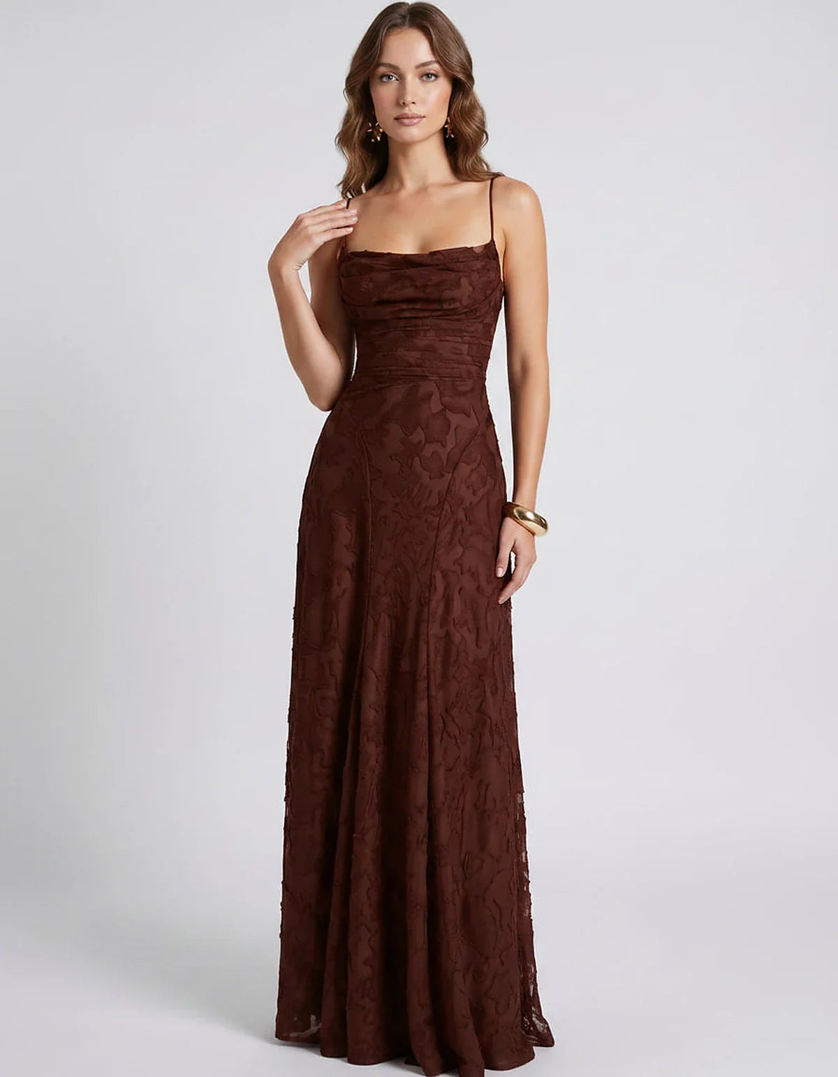 Burgundy,white,pink,black,red,olive,light Blue,yellow,lilack,ten,navy,green,brown,orange,turquoise,hot Pink Satin Mermaid V-N | SKU: CM-582741936420157-BROWN-L,CM-582741936420157-BROWN-M,CM-582741936420157-BROWN-S,CM-582741936420157-BROWN-XL,CM-582741936420157-BROWN-XS