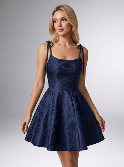 Celestine Mini Dresses — Navy
