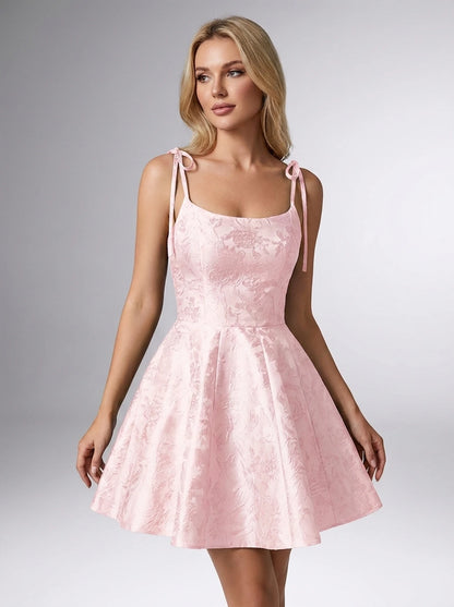 Celestine Mini Dresses — Pink