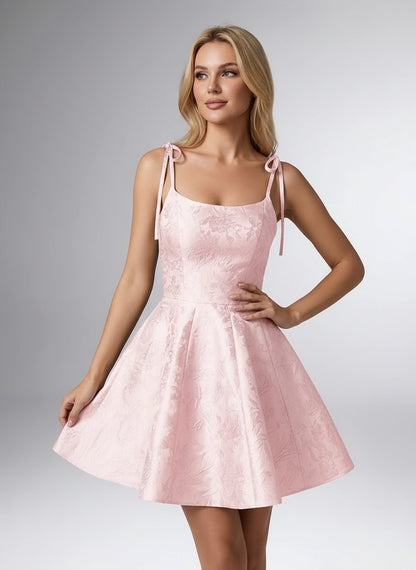Celestine Mini Dresses — Pink | SKU: RB-45dd37-pink-2,RB-45dd37-pink-4,RB-45dd37-pink-6,RB-45dd37-pink-8,RB-45dd37-pink-10,RB-45dd37-pink-12,RB-45dd37-pink-14,RB-45dd37-pink-16,RB-45dd37-pink-16W,RB-45dd37-pink-18W,RB-45dd37-pink-20W,RB-45dd37-pink-22W