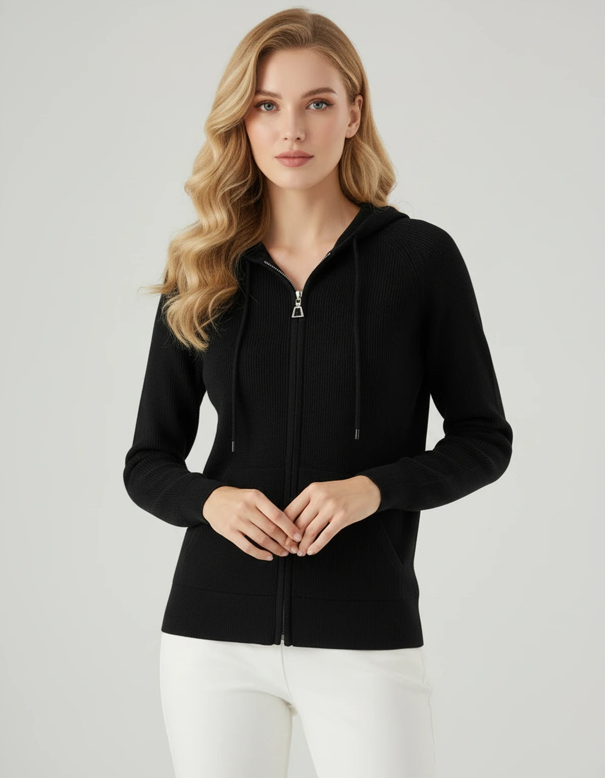 Celimene Cardigans — Black | SKU: RB-2365f3-black-XS,RB-2365f3-black-S,RB-2365f3-black-M,RB-2365f3-black-L,RB-2365f3-black-XL,RB-2365f3-black-2XL