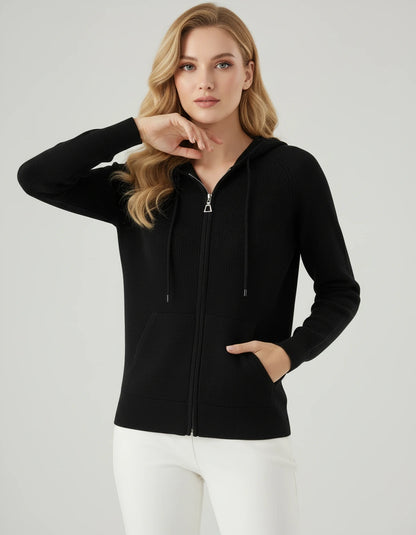 Celimene Cardigans — Black | SKU: RB-2365f3-black-XS,RB-2365f3-black-S,RB-2365f3-black-M,RB-2365f3-black-L,RB-2365f3-black-XL,RB-2365f3-black-2XL