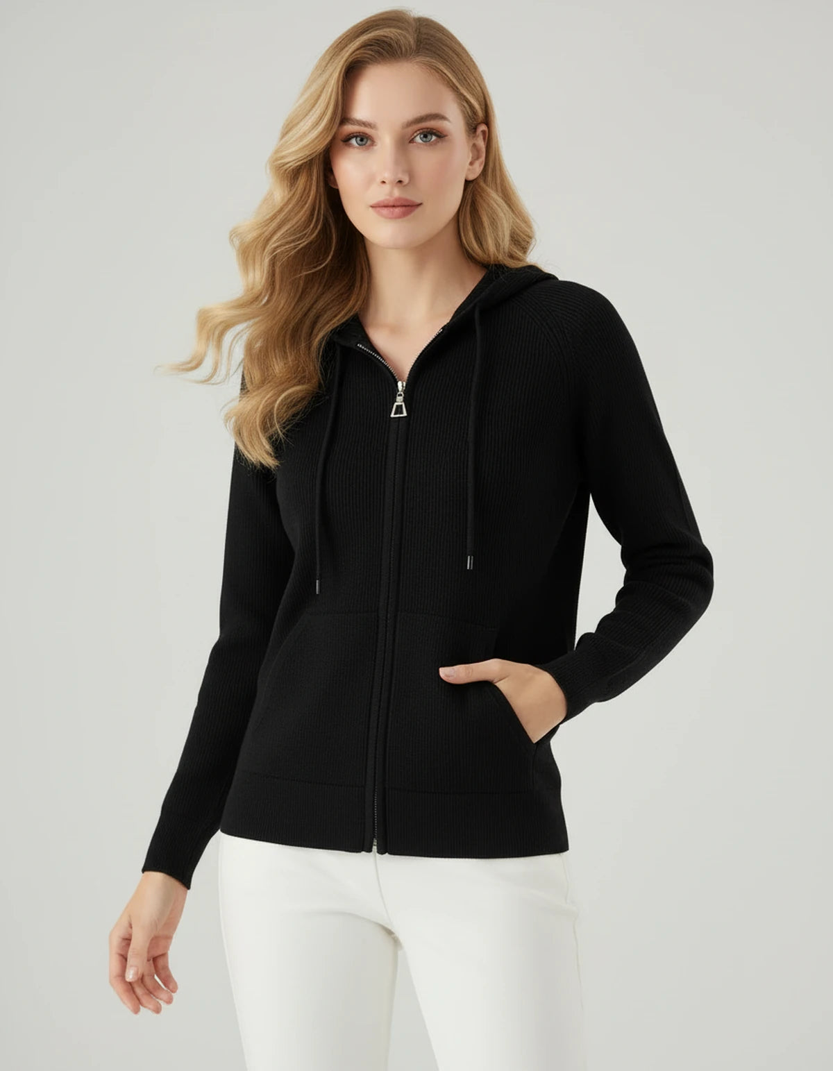 Celimene Cardigans — Black | SKU: RB-2365f3-black-XS,RB-2365f3-black-S,RB-2365f3-black-M,RB-2365f3-black-L,RB-2365f3-black-XL,RB-2365f3-black-2XL
