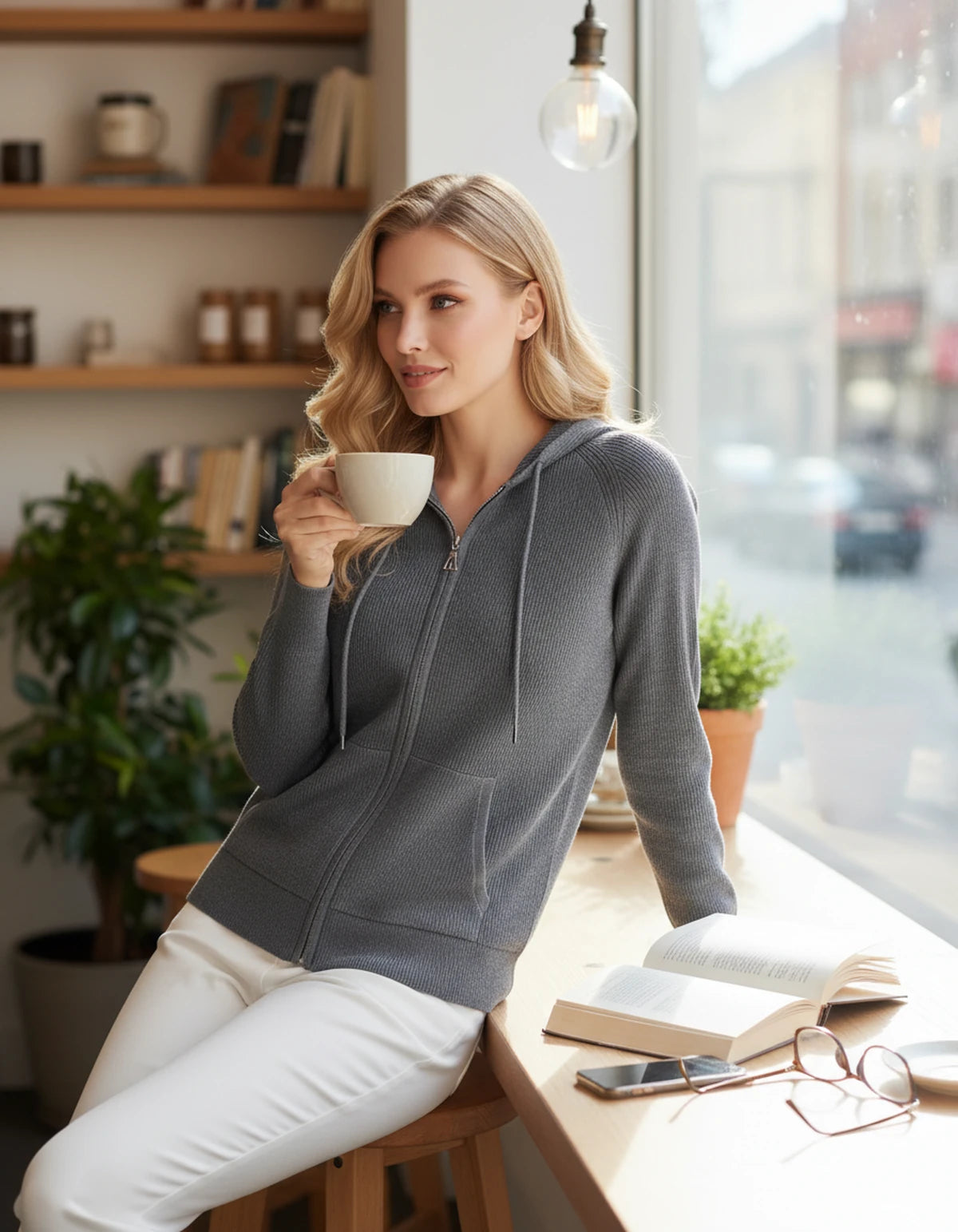Celimene Cardigans — Dark Grey | SKU: RB-2365f3-darkgrey-XS,RB-2365f3-darkgrey-S,RB-2365f3-darkgrey-M,RB-2365f3-darkgrey-L,RB-2365f3-darkgrey-XL,RB-2365f3-darkgrey-2XL
