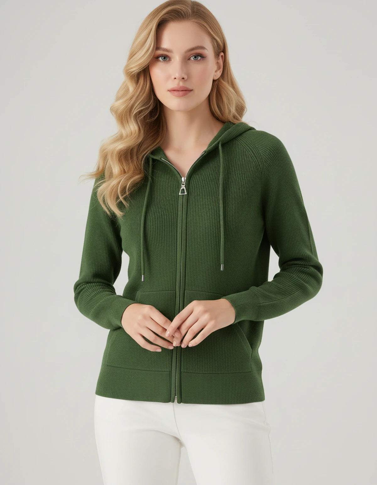 Celimene Cardigans — Green | SKU: RB-2365f3-green-XS,RB-2365f3-green-S,RB-2365f3-green-M,RB-2365f3-green-L,RB-2365f3-green-XL,RB-2365f3-green-2XL
