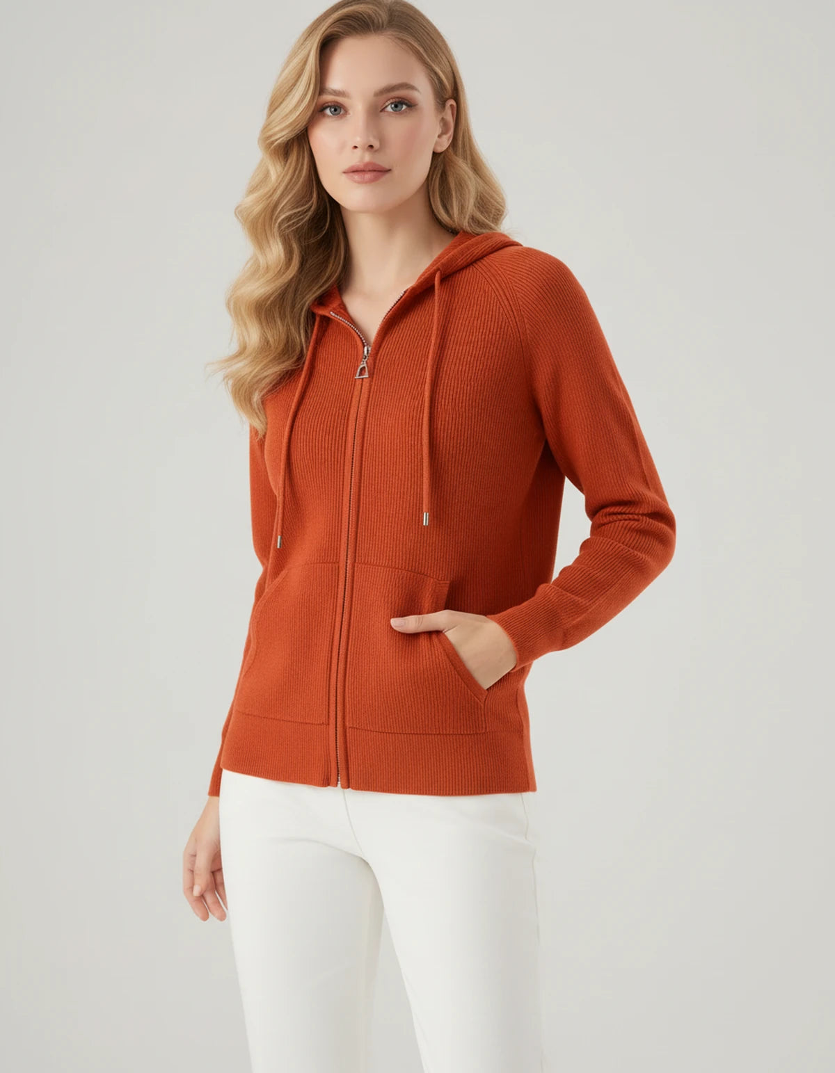 Celimene Cardigans — Orange | SKU: RB-2365f3-orange-XS,RB-2365f3-orange-S,RB-2365f3-orange-M,RB-2365f3-orange-L,RB-2365f3-orange-XL,RB-2365f3-orange-2XL