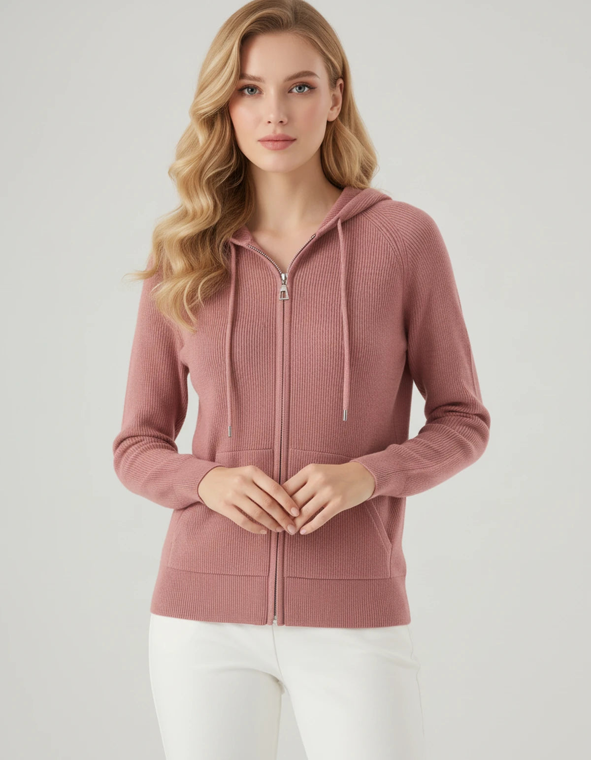 Celimene Cardigans — Pink | SKU: RB-2365f3-pink-XS,RB-2365f3-pink-S,RB-2365f3-pink-M,RB-2365f3-pink-L,RB-2365f3-pink-XL,RB-2365f3-pink-2XL