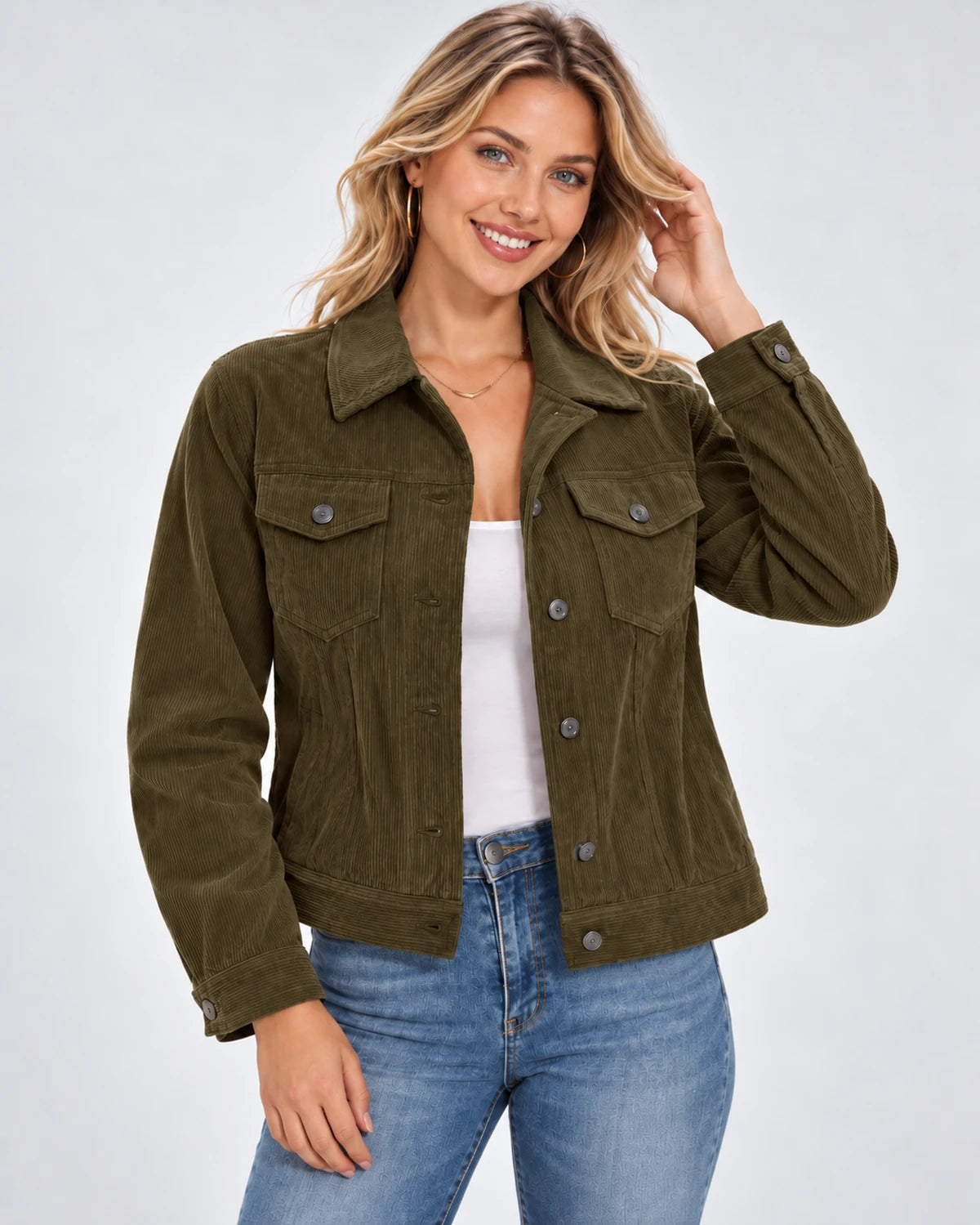 Cendrine Jackets — Coffee | SKU: RB-684436-coffee-XS,RB-684436-coffee-S,RB-684436-coffee-M,RB-684436-coffee-L,RB-684436-coffee-XL,RB-684436-coffee-2XL
