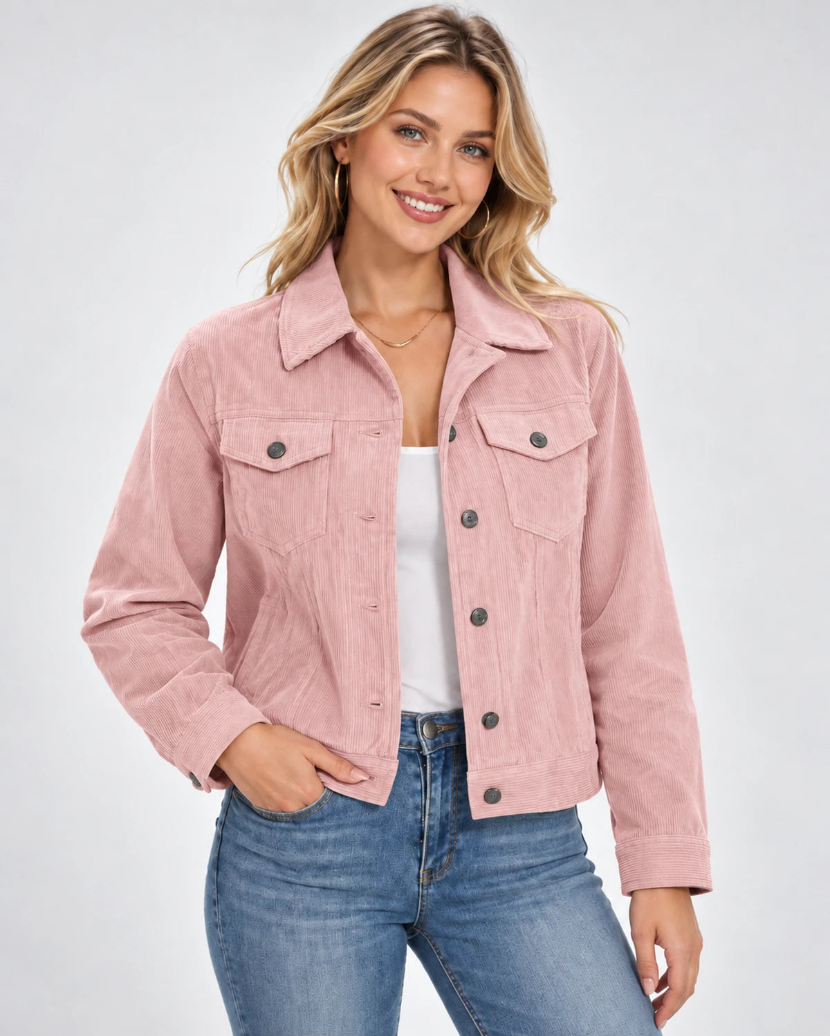 Cendrine Jackets — Light Pink