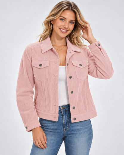Cendrine Jackets — Light Pink | SKU: RB-684436-lightp4a-XS,RB-684436-lightp4a-S,RB-684436-lightp4a-M,RB-684436-lightp4a-L,RB-684436-lightp4a-XL,RB-684436-lightp4a-2XL