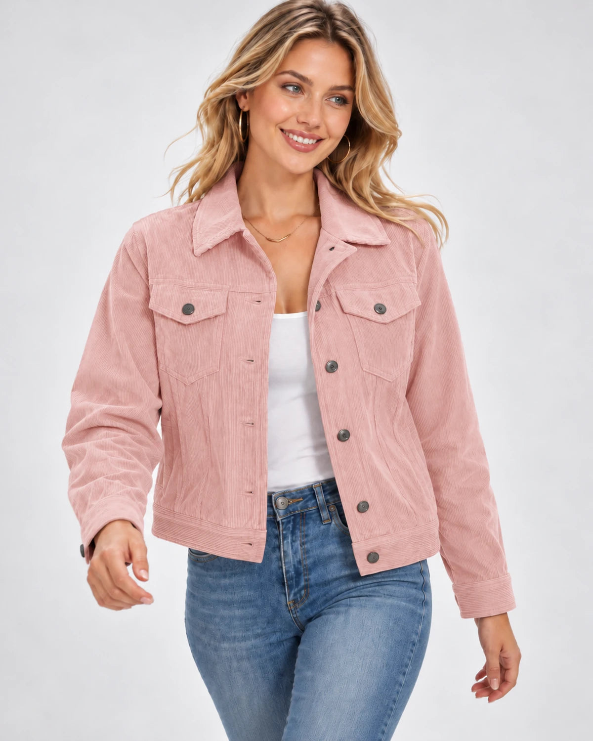 Cendrine Jackets — Light Pink | SKU: RB-684436-lightp4a-XS,RB-684436-lightp4a-S,RB-684436-lightp4a-M,RB-684436-lightp4a-L,RB-684436-lightp4a-XL,RB-684436-lightp4a-2XL