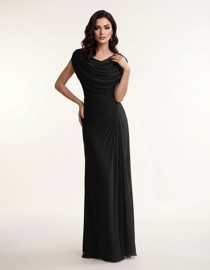 Cerelia Maxi Dresses — Black | SKU: RB-185c20-black-XS,RB-185c20-black-S,RB-185c20-black-M,RB-185c20-black-L,RB-185c20-black-XL,RB-185c20-black-2XL
