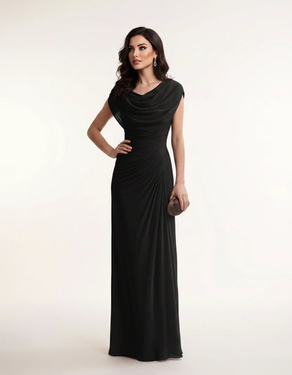 Cerelia Maxi Dresses — Black | SKU: RB-185c20-black-XS,RB-185c20-black-S,RB-185c20-black-M,RB-185c20-black-L,RB-185c20-black-XL,RB-185c20-black-2XL