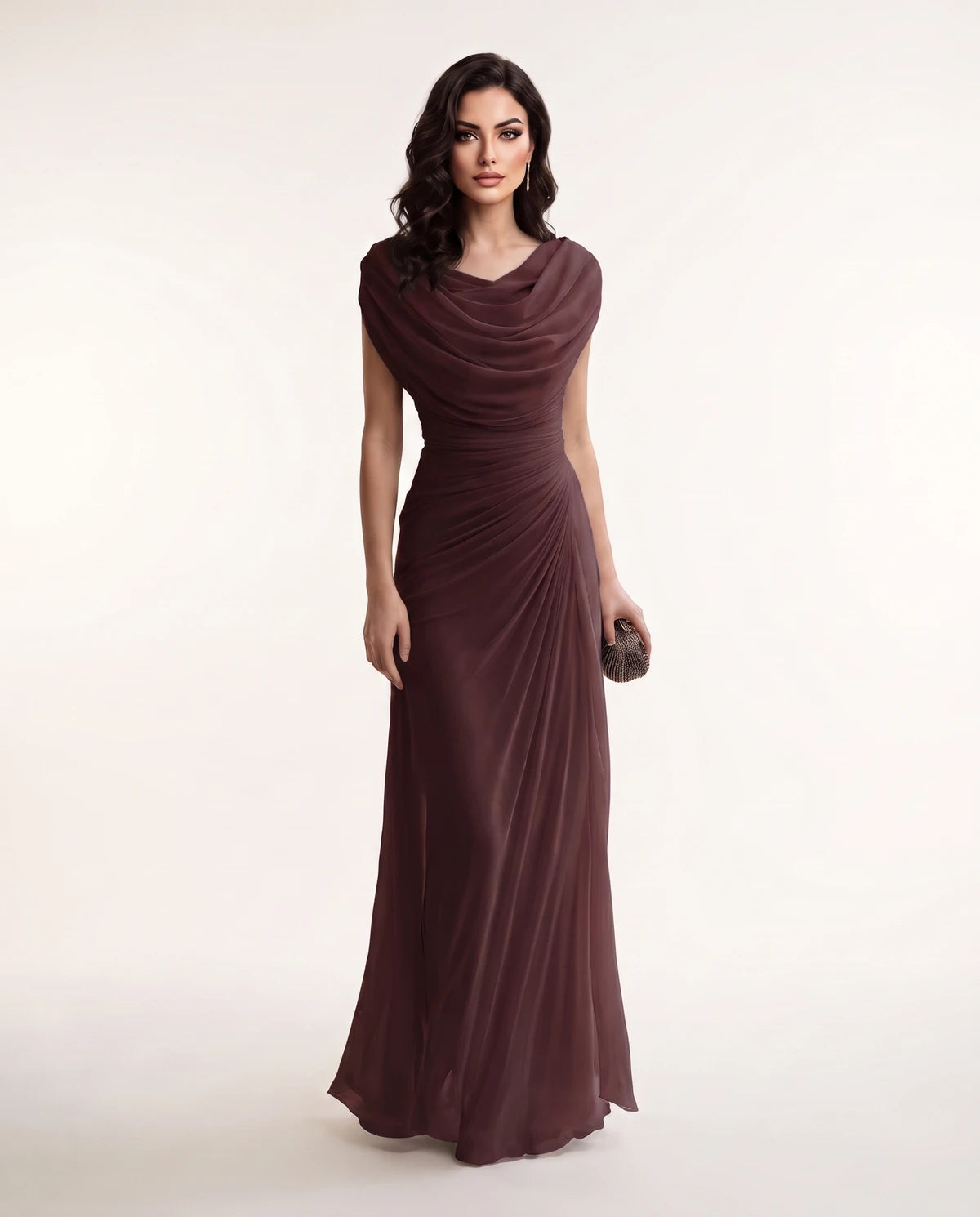 Cerelia Maxi Dresses — Burgundy