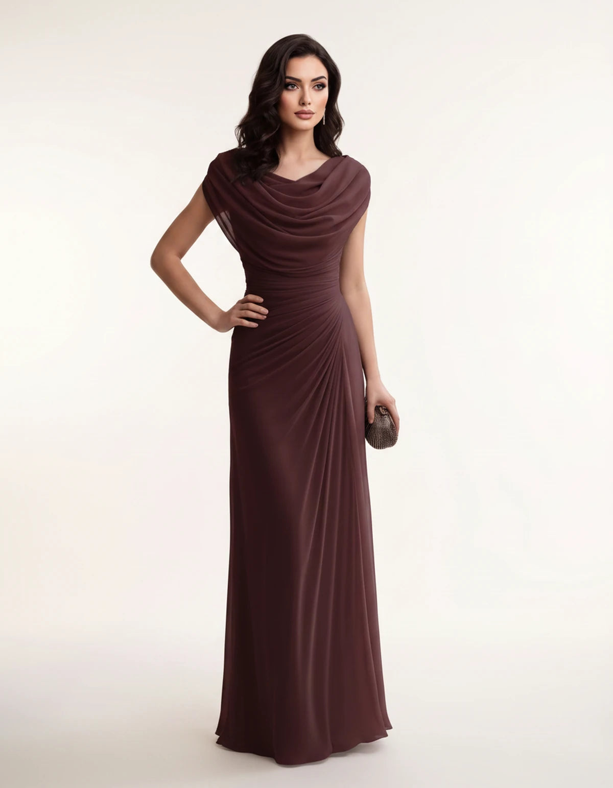Cerelia Maxi Dresses — Burgundy | SKU: RB-185c20-burgundy-XS,RB-185c20-burgundy-S,RB-185c20-burgundy-M,RB-185c20-burgundy-L,RB-185c20-burgundy-XL,RB-185c20-burgundy-2XL