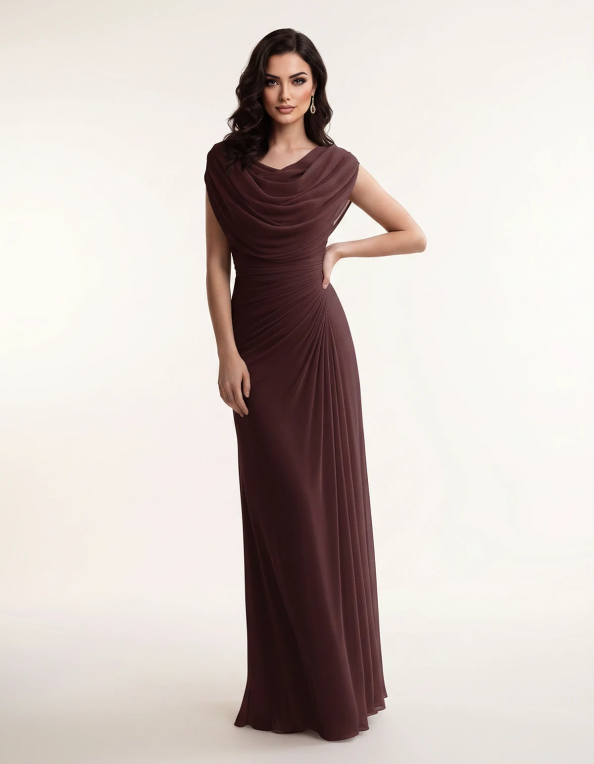 Cerelia Maxi Dresses — Burgundy | SKU: RB-185c20-burgundy-XS,RB-185c20-burgundy-S,RB-185c20-burgundy-M,RB-185c20-burgundy-L,RB-185c20-burgundy-XL,RB-185c20-burgundy-2XL