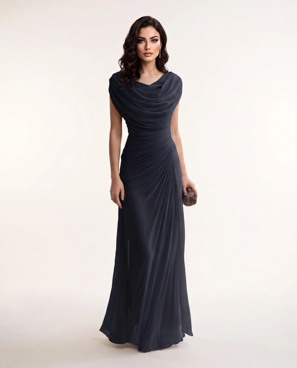 Cerelia Maxi Dresses — Navy Blue