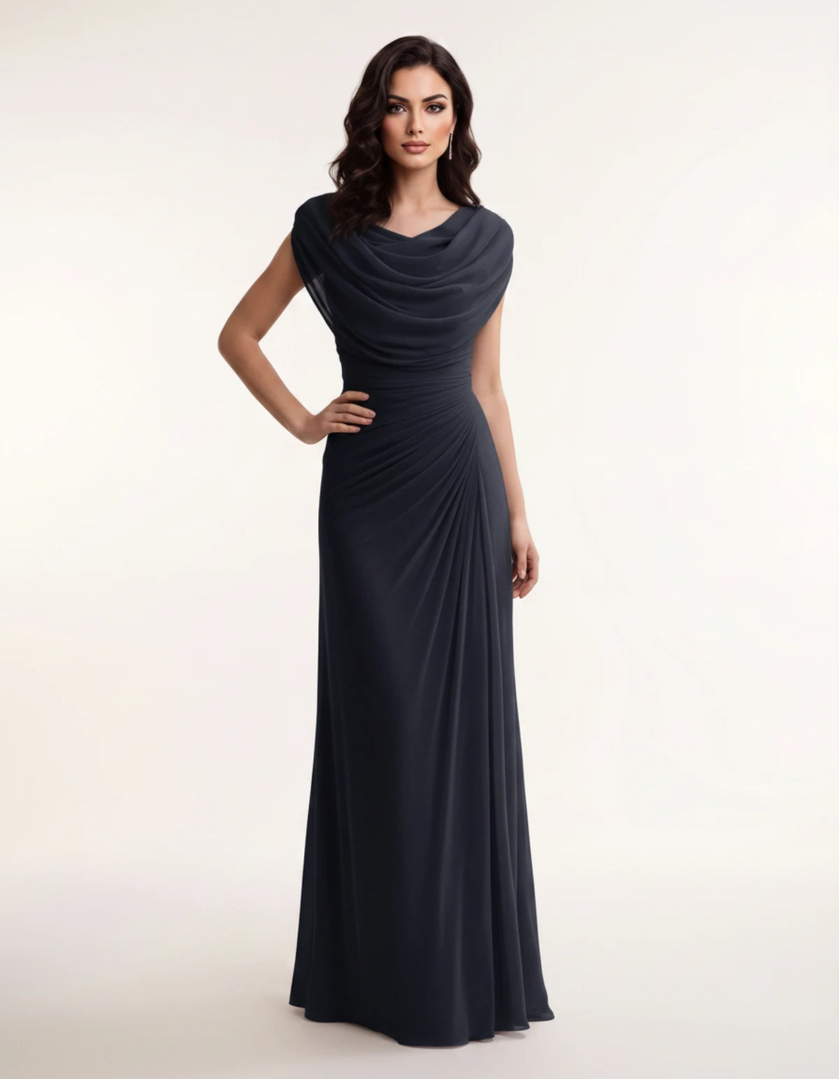 Cerelia Maxi Dresses — Navy Blue | SKU: RB-185c20-navyblue-XS,RB-185c20-navyblue-S,RB-185c20-navyblue-M,RB-185c20-navyblue-L,RB-185c20-navyblue-XL,RB-185c20-navyblue-2XL