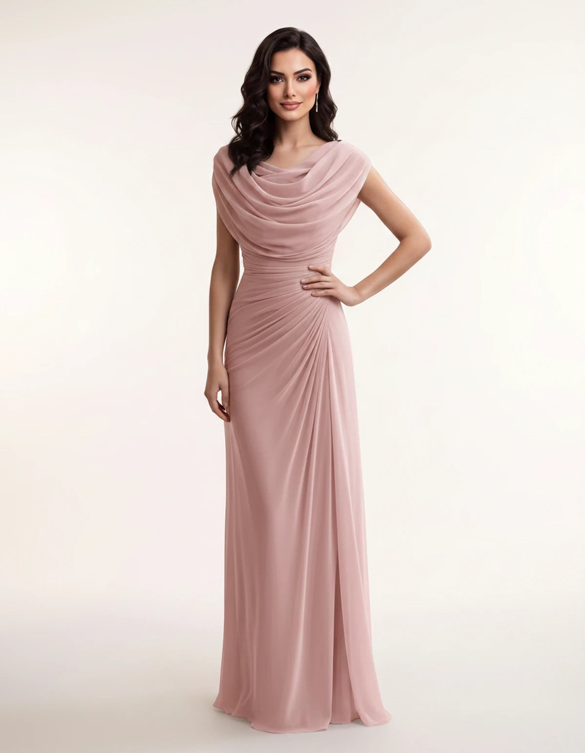 Cerelia Maxi Dresses — Pink | SKU: RB-185c20-pink-XS,RB-185c20-pink-S,RB-185c20-pink-M,RB-185c20-pink-L,RB-185c20-pink-XL,RB-185c20-pink-2XL