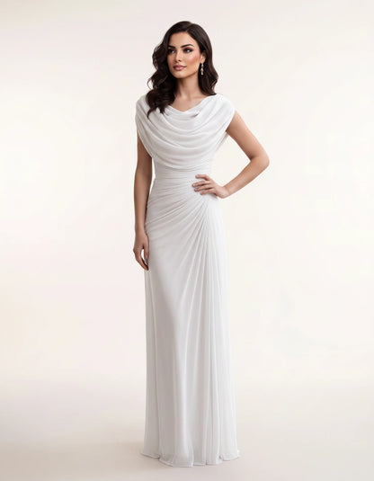 Cerelia Maxi Dresses — White | SKU: RB-185c20-white-XS,RB-185c20-white-S,RB-185c20-white-M,RB-185c20-white-L,RB-185c20-white-XL,RB-185c20-white-2XL