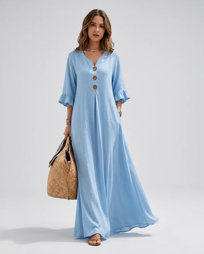 Cerise Maxi Dresses — CX2616 Sky blue