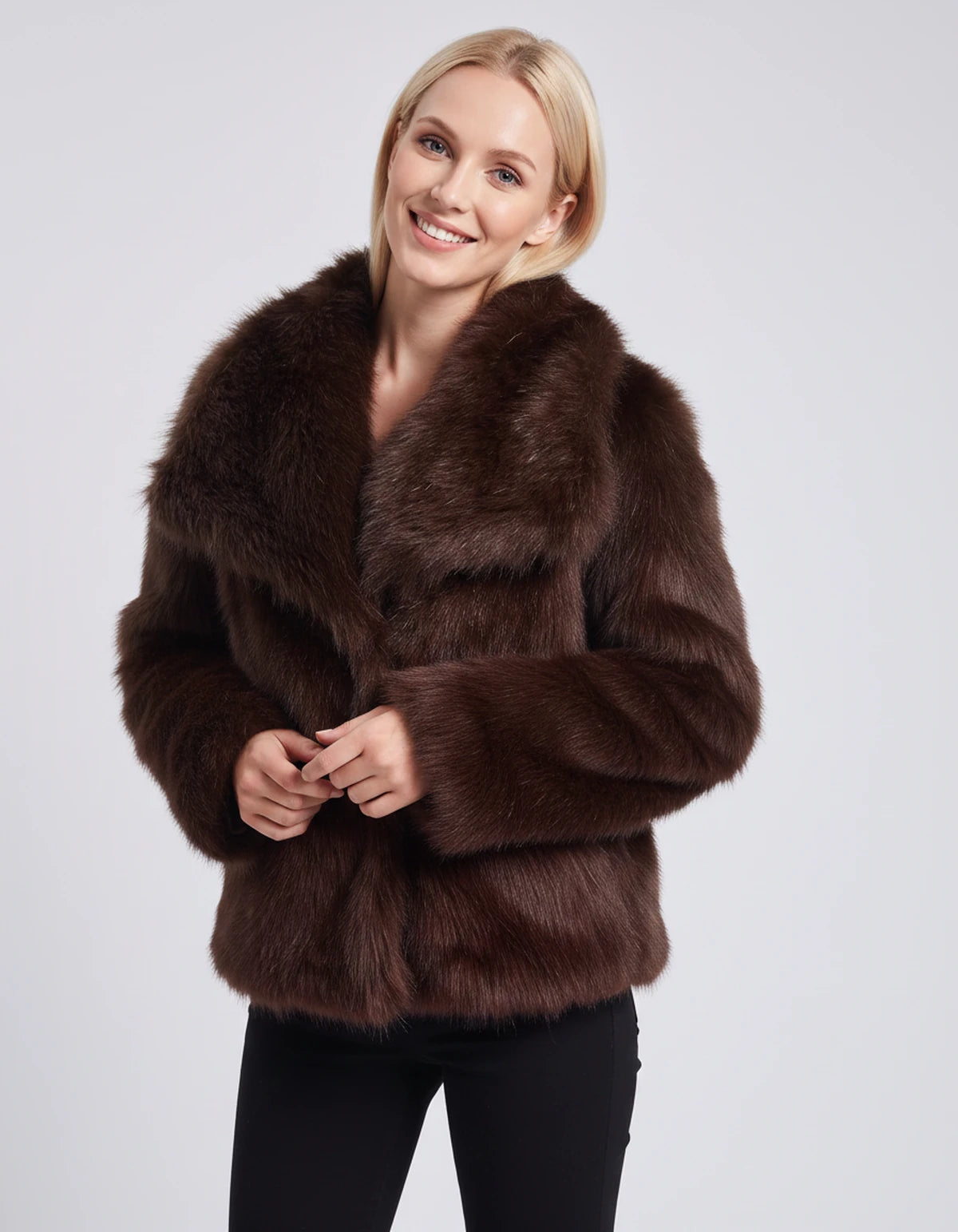 Cesarine Jackets — Brown | SKU: RB-d02790-brown-XS,RB-d02790-brown-S,RB-d02790-brown-M,RB-d02790-brown-L
