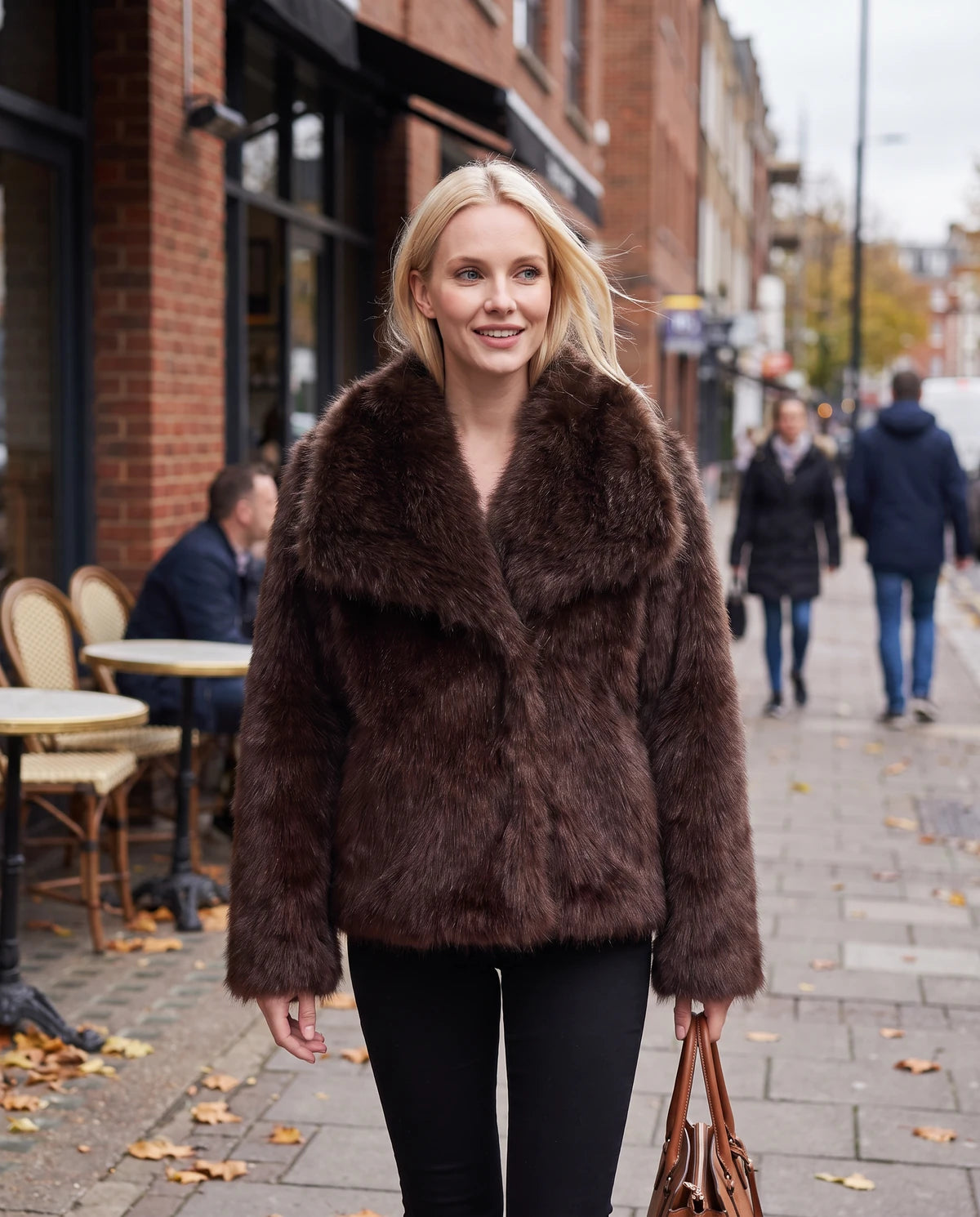 Cesarine Jackets — Brown | SKU: RB-d02790-brown-XS,RB-d02790-brown-S,RB-d02790-brown-M,RB-d02790-brown-L