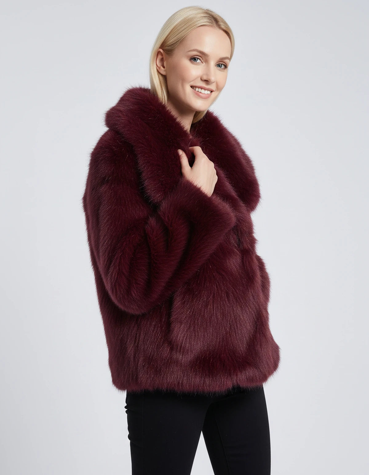 Cesarine Jackets — Red | SKU: RB-d02790-red-XS,RB-d02790-red-S,RB-d02790-red-M,RB-d02790-red-L