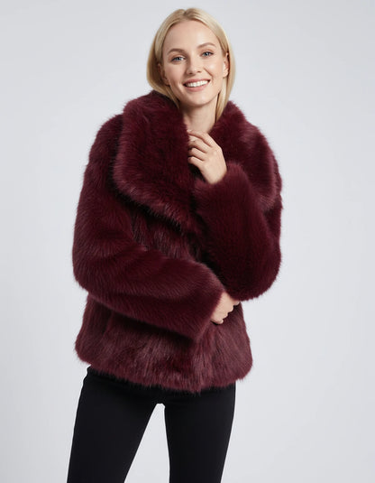 Cesarine Jackets — Red | SKU: RB-d02790-red-XS,RB-d02790-red-S,RB-d02790-red-M,RB-d02790-red-L