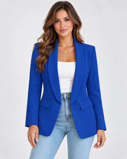 Chandelle Blazer — Blue