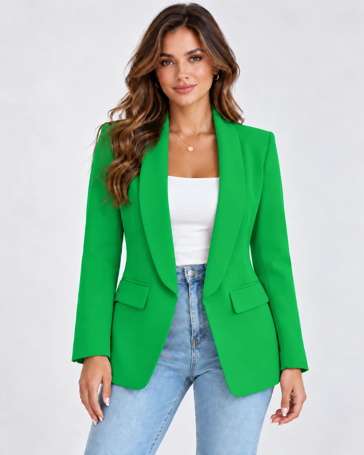 Chandelle Blazer — Green