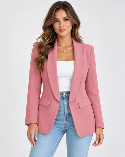 Chandelle Blazer — Pink