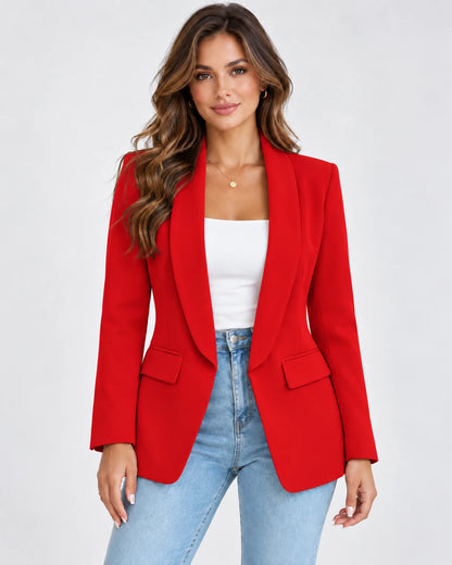 Chandelle Blazer — Red