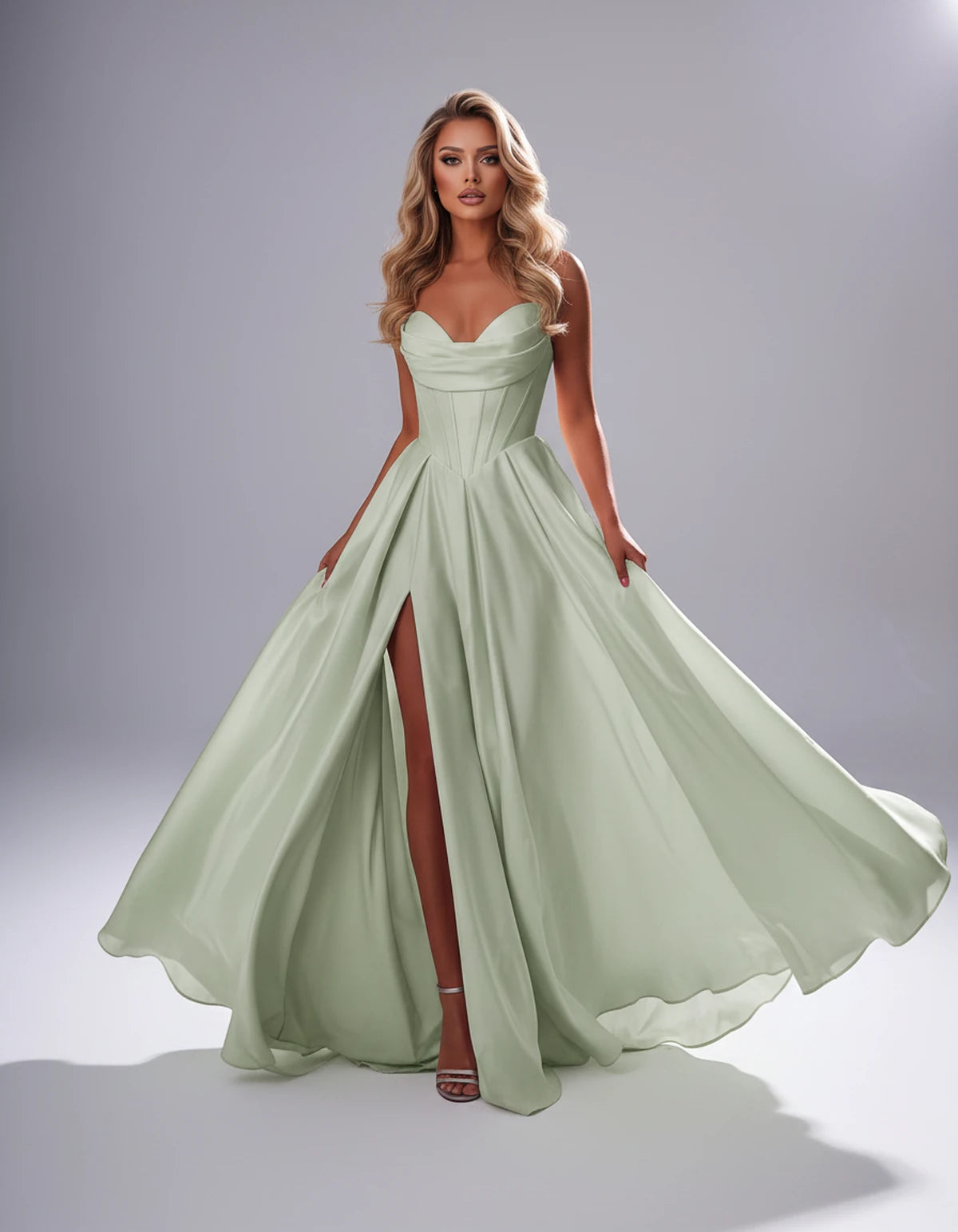 Chantilly Maxi Dresses — Sage | SKU: RB-97fd12-sage-2,RB-97fd12-sage-4,RB-97fd12-sage-6,RB-97fd12-sage-8,RB-97fd12-sage-10,RB-97fd12-sage-12,RB-97fd12-sage-14,RB-97fd12-sage-16,RB-97fd12-sage-16W,RB-97fd12-sage-18W,RB-97fd12-sage-20W,RB-97fd12-sage-22W