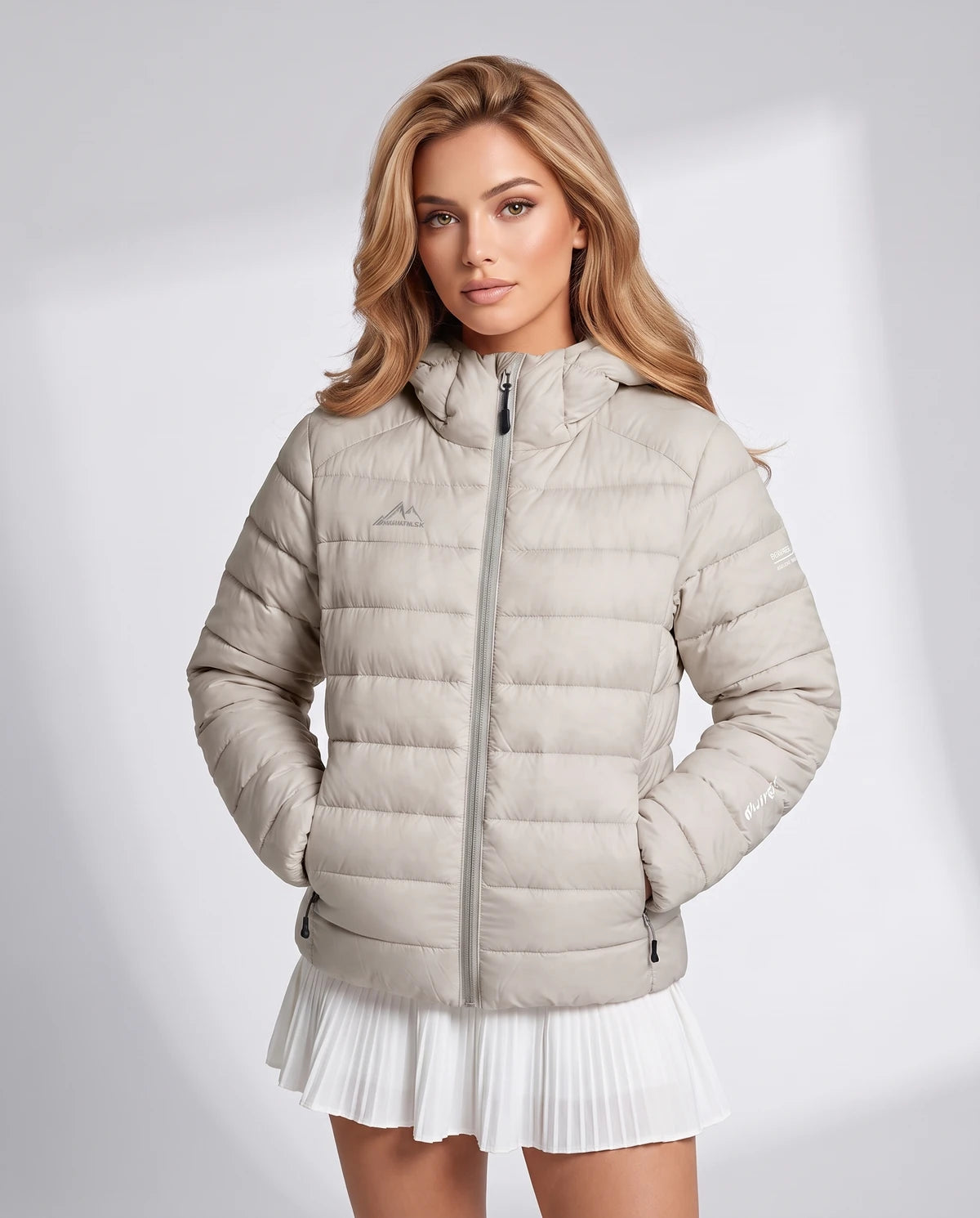 Charmelle Jackets — Beige gray